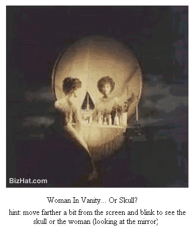 skull or woman